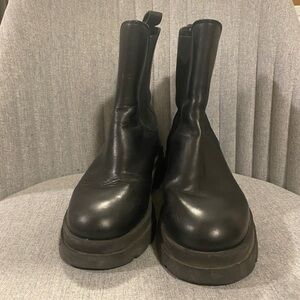 Anine Bing Classic Black Leather Booties